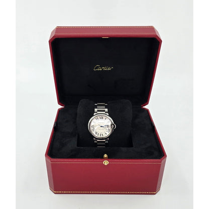 Cartier Ballon Bleu W6920046 3284 36mm Stainless Steel with Box & Papers 2020