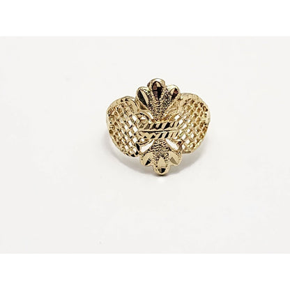 Beverly Hills Gold 14K Yellow Gold Filigree Ring