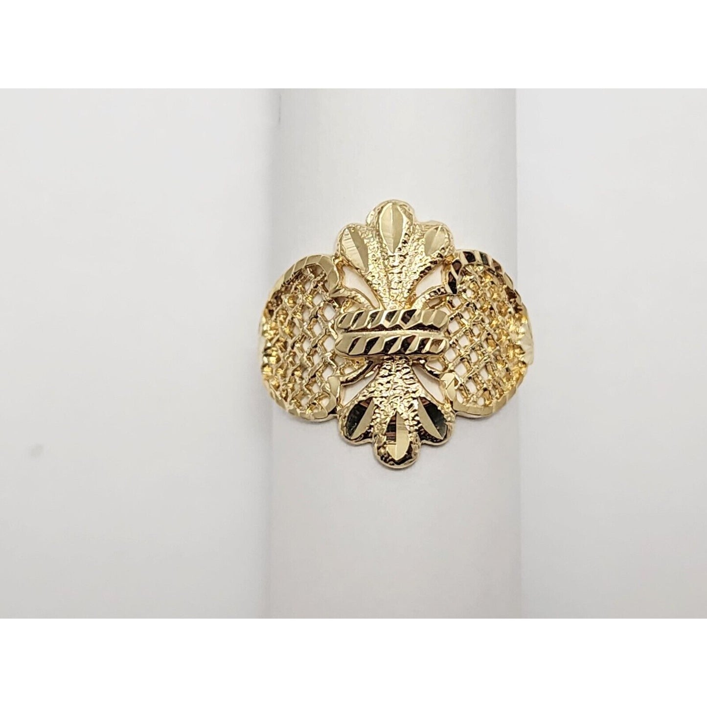 Beverly Hills Gold 14K Yellow Gold Filigree Ring