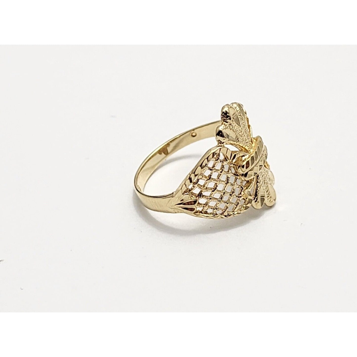 Beverly Hills Gold 14K Yellow Gold Filigree Ring