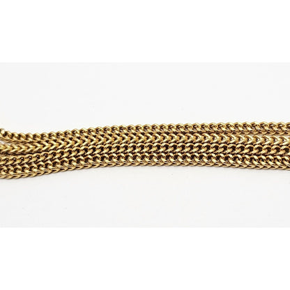 10K Yellow Gold Franco Link Chain Necklace