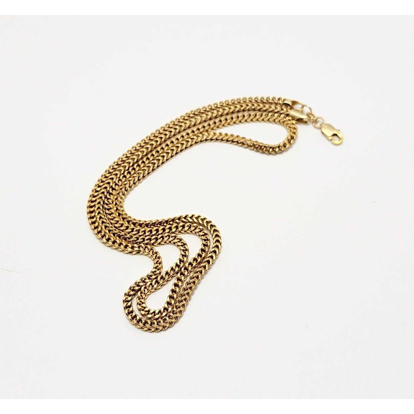 10K Yellow Gold Franco Link Chain Necklace