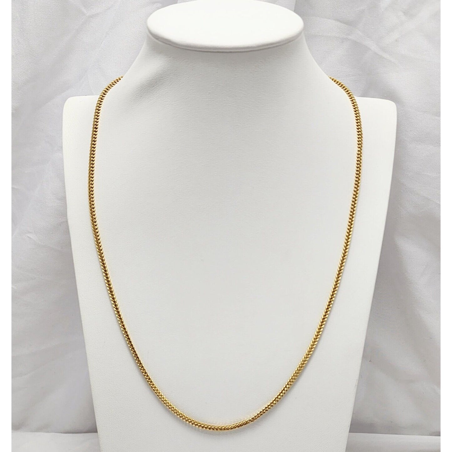 10K Yellow Gold Franco Link Chain Necklace