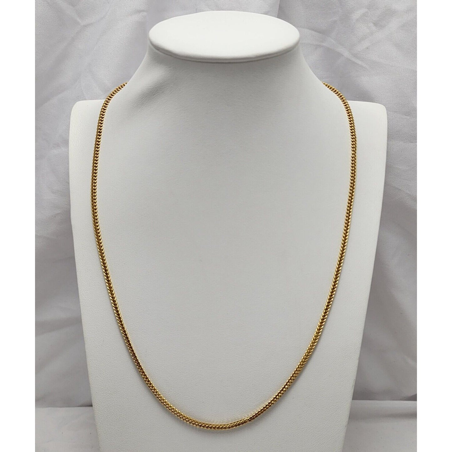 10K Yellow Gold Franco Link Chain Necklace