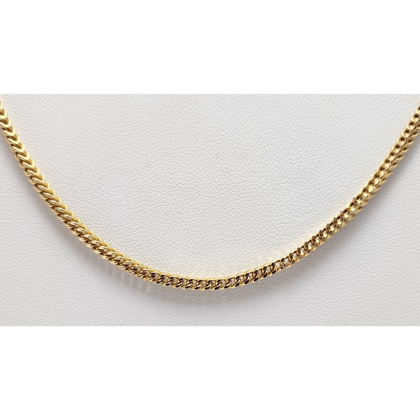 10K Yellow Gold Franco Link Chain Necklace