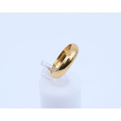 23K Yellow Gold Polished Wedding Band Ring