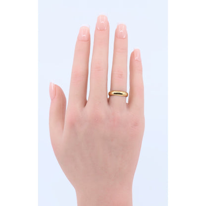 23K Yellow Gold Polished Wedding Band Ring