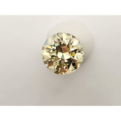 4.35 Carat - VS2 Round Cut EGL USA Natural Loose Fancy Light Yellow Diamond