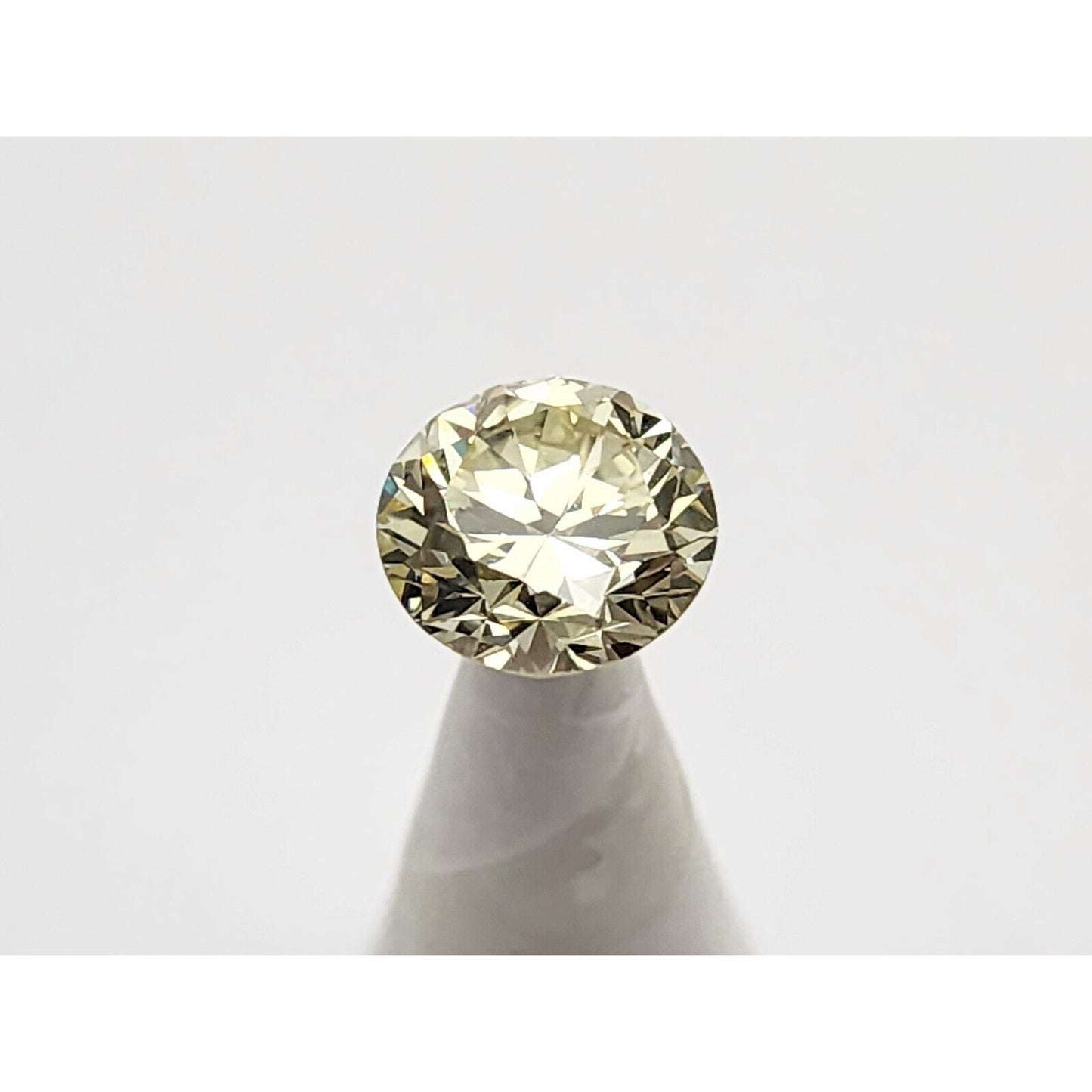 4.35 Carat - VS2 Round Cut EGL USA Natural Loose Fancy Light Yellow Diamond