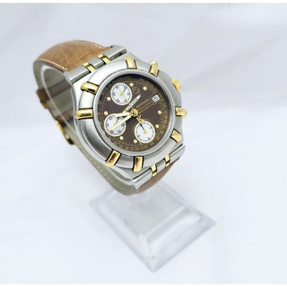 Krieger B929 Chronograph Swiss Watch 18K Two-Tone Limited 17/300 Valjoux 7750