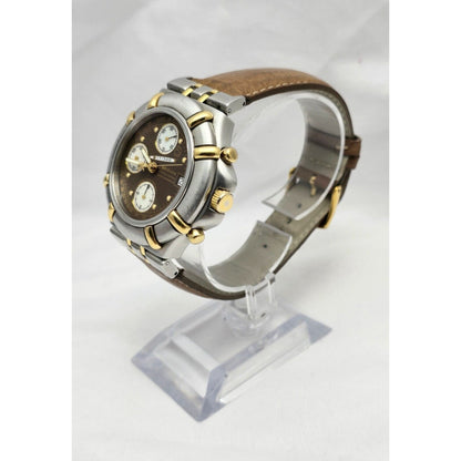 Krieger B929 Chronograph Swiss Watch 18K Two-Tone Limited 17/300 Valjoux 7750