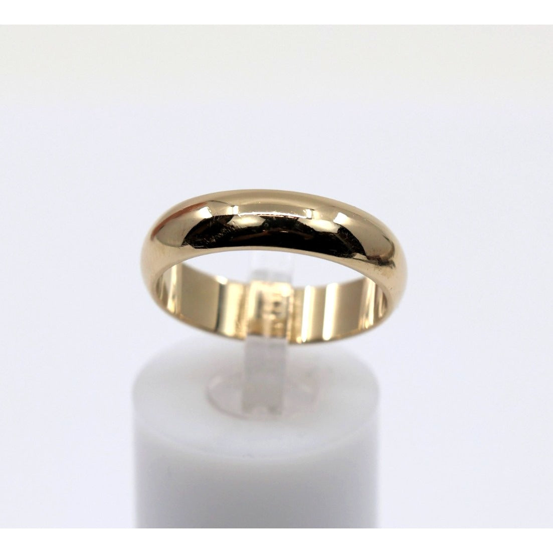 Benchmark 14K Yellow Gold Classic Comfort Fit Dome Wedding Band Ring