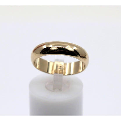 Benchmark 14K Yellow Gold Classic Comfort Fit Dome Wedding Band Ring