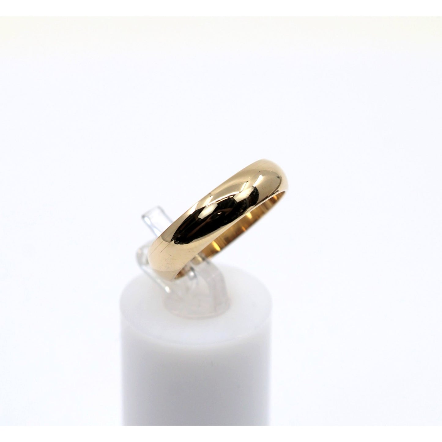 Benchmark 14K Yellow Gold Classic Comfort Fit Dome Wedding Band Ring