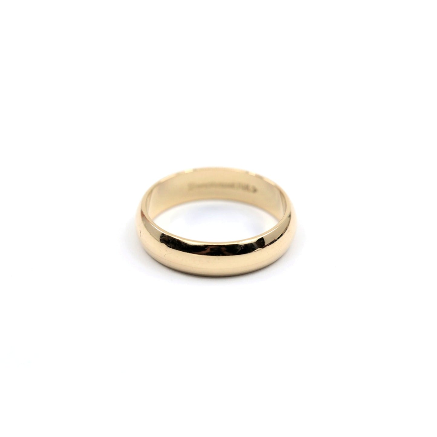 Benchmark 14K Yellow Gold Classic Comfort Fit Dome Wedding Band Ring