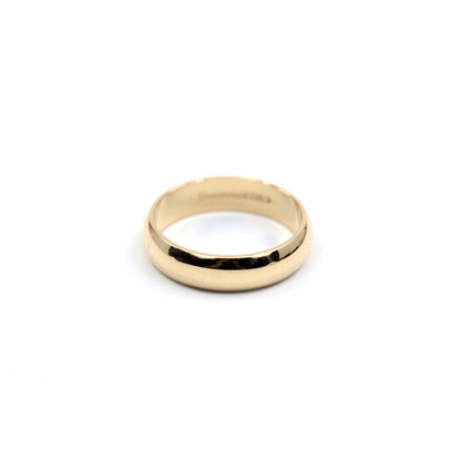 Benchmark 14K Yellow Gold Classic Comfort Fit Dome Wedding Band Ring