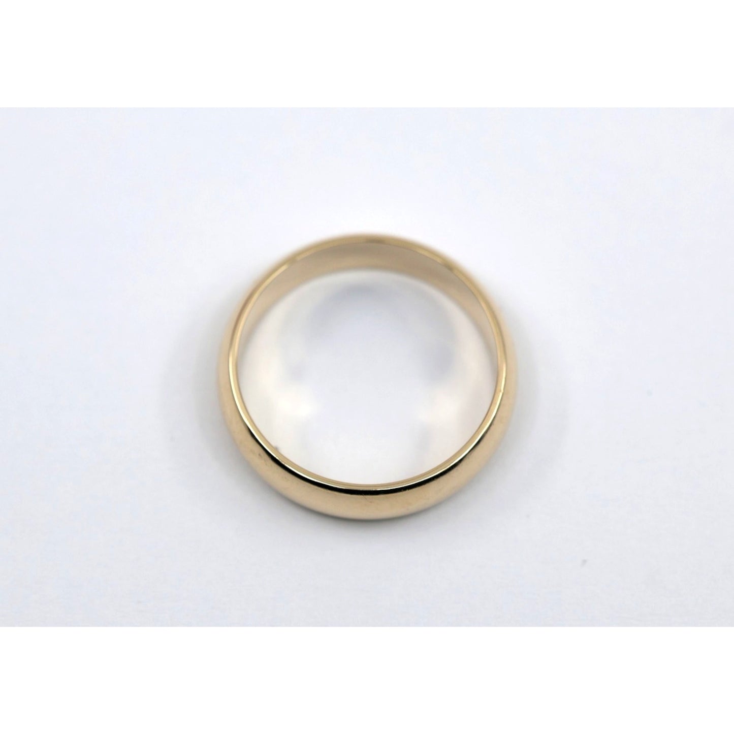 Benchmark 14K Yellow Gold Classic Comfort Fit Dome Wedding Band Ring