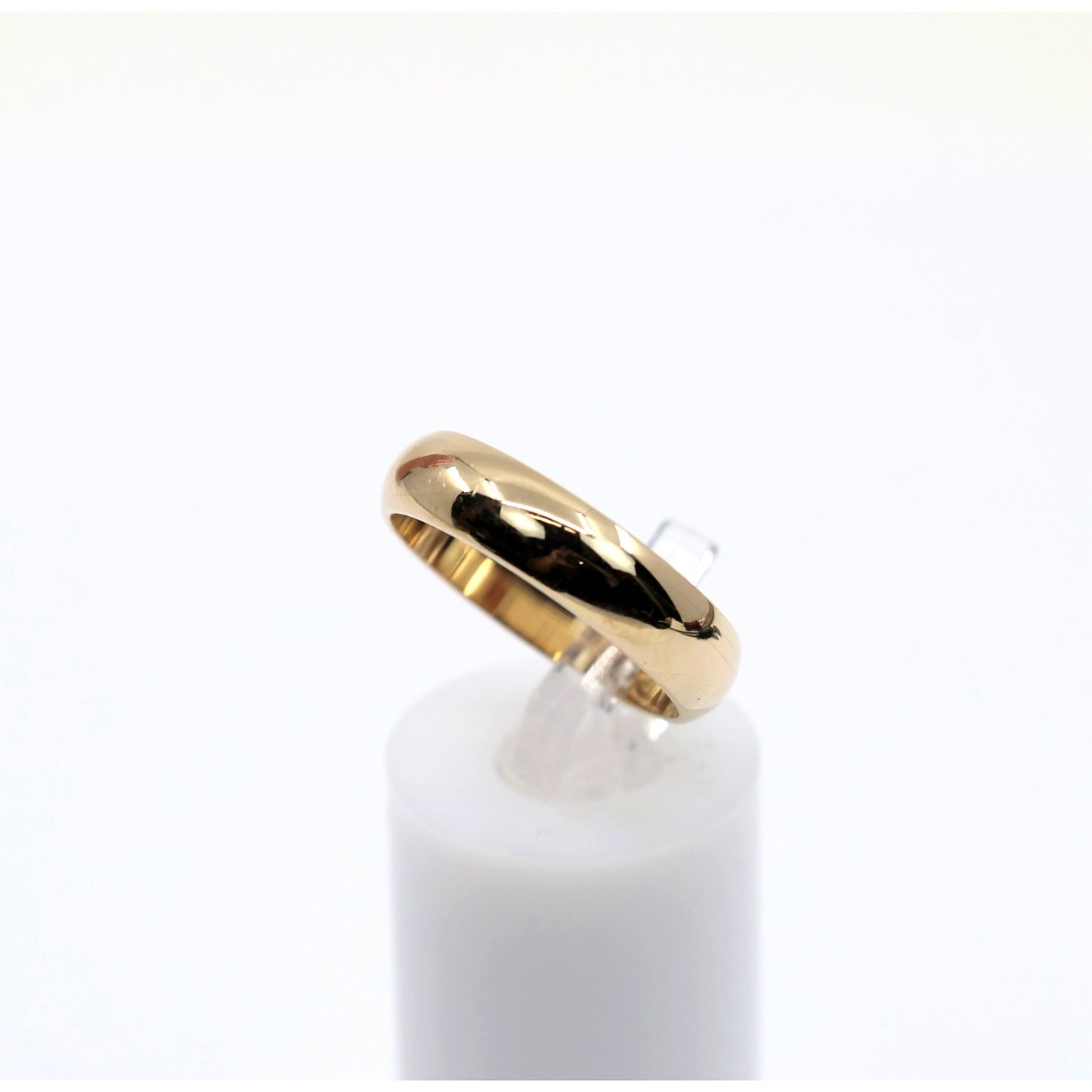 Benchmark 14K Yellow Gold Classic Comfort Fit Dome Wedding Band Ring