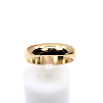 Benchmark 14K Yellow Gold Classic Comfort Fit Dome Wedding Band Ring