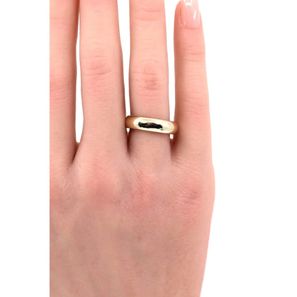 Benchmark 14K Yellow Gold Classic Comfort Fit Dome Wedding Band Ring