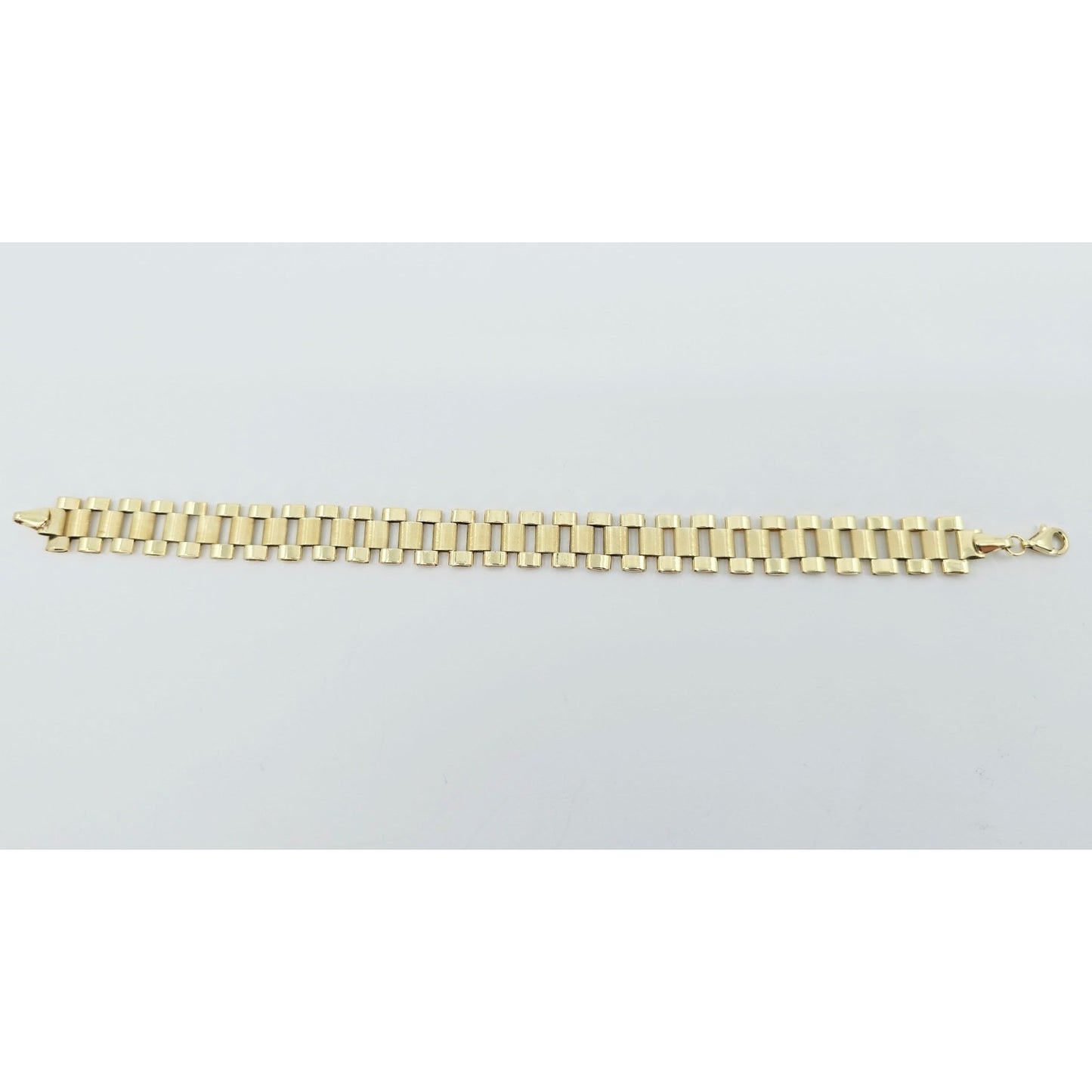 10K Yellow Gold Rolex Link Chain Bracelet