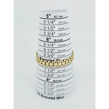 10K Yellow Gold Rolex Link Chain Bracelet