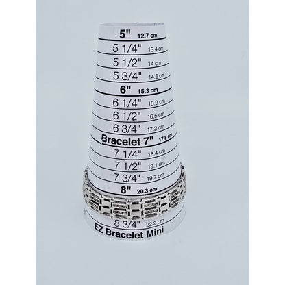 14K White Gold Diamond Custom Link Bracelet