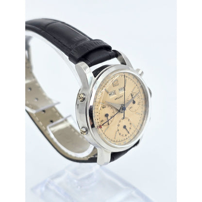 Vintage Gallet Multichron Calendar Chronograph Valjoux 72C Triple Date Ref 998