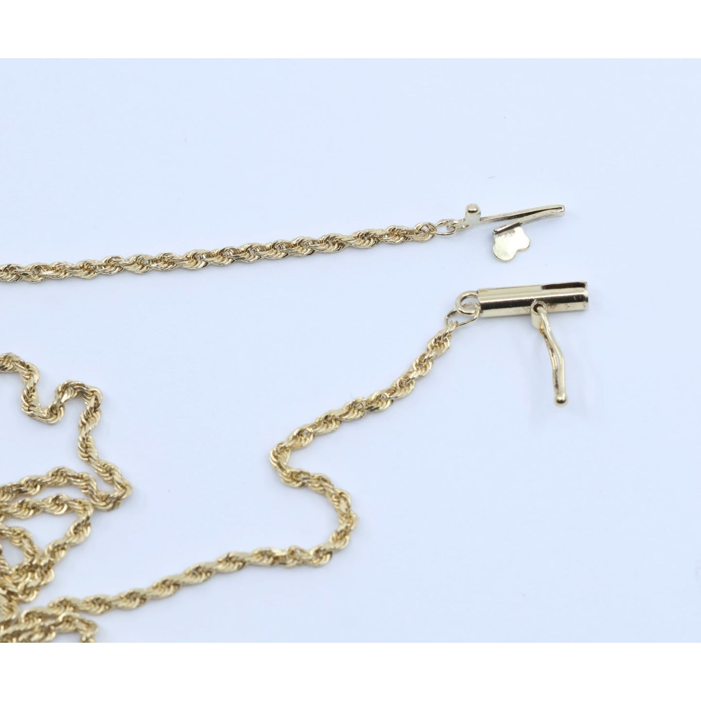 10K Yellow Gold Rope Chain Necklace