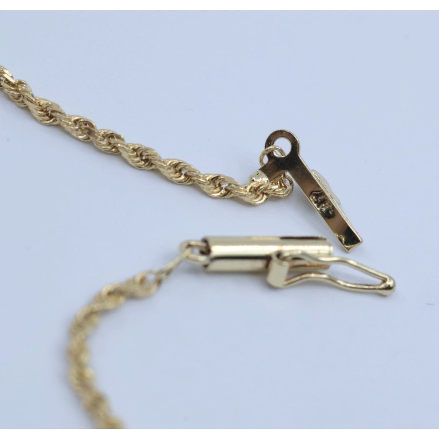 10K Yellow Gold Rope Chain Necklace