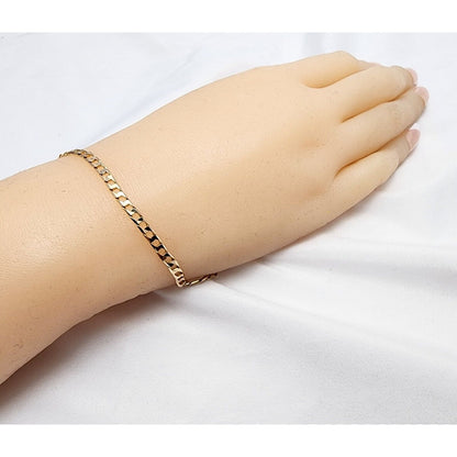 Beverly Hills Gold 14K Yellow Gold Fancy Link Bracelet