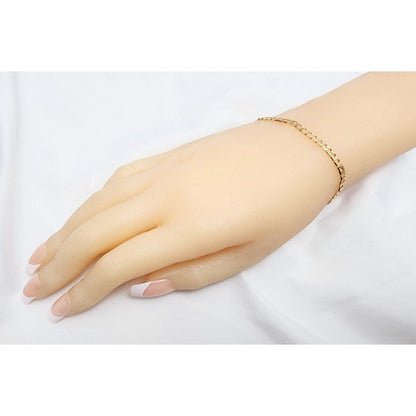 Beverly Hills Gold 14K Yellow Gold Fancy Link Bracelet