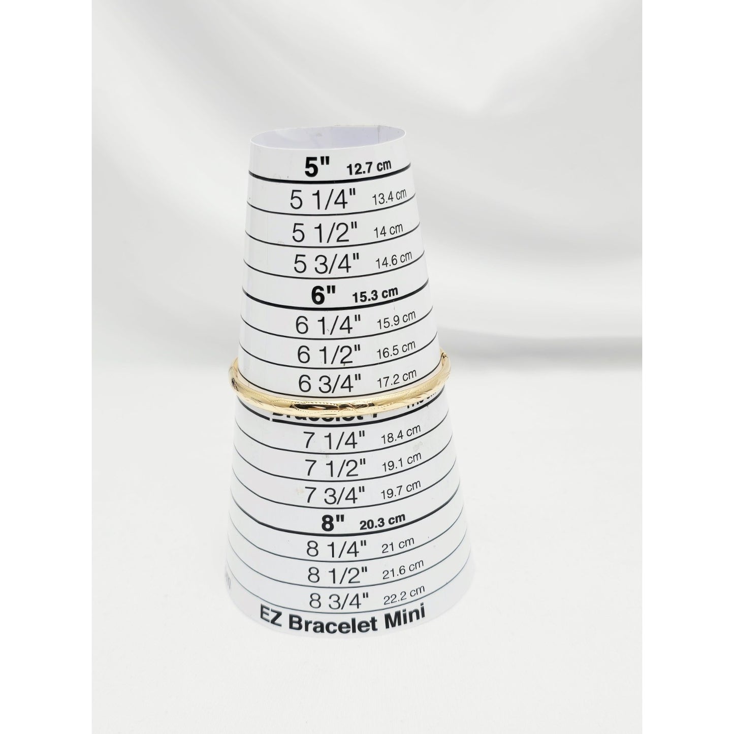 14K Yellow Gold Floral Engraved Bangle Bracelet