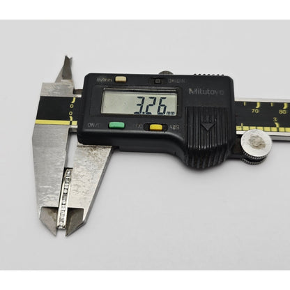 10K White Gold Baguette & Round Diamond Drop Dangle Charm Pendant