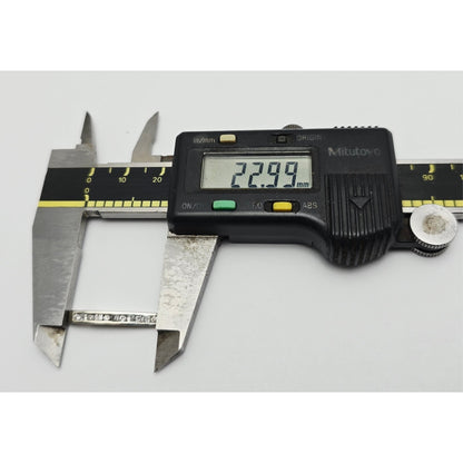 10K White Gold Baguette & Round Diamond Drop Dangle Charm Pendant