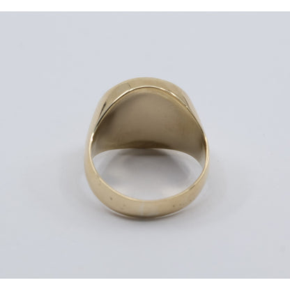 12K Yellow Gold Zodiac Capricorn Horoscope Ring