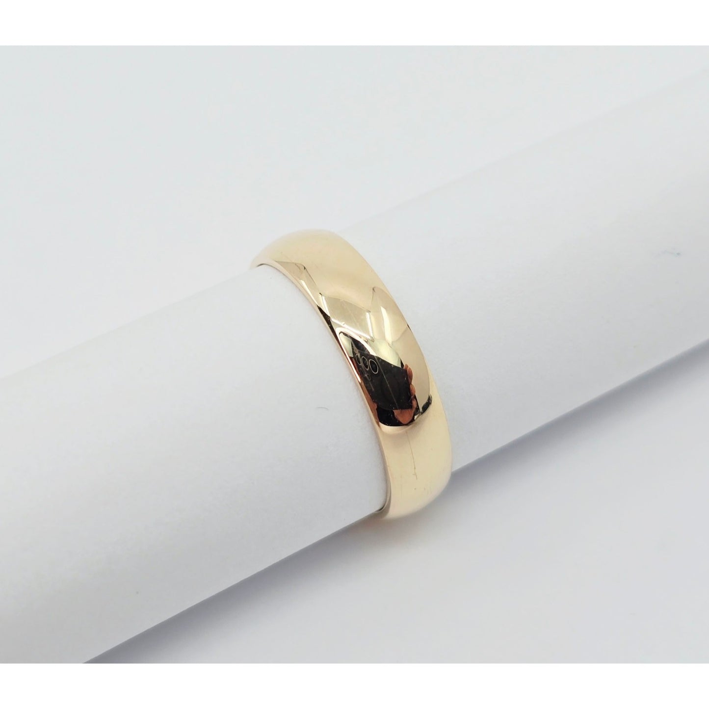 14K Yellow Gold Polished Wedding Band Ring