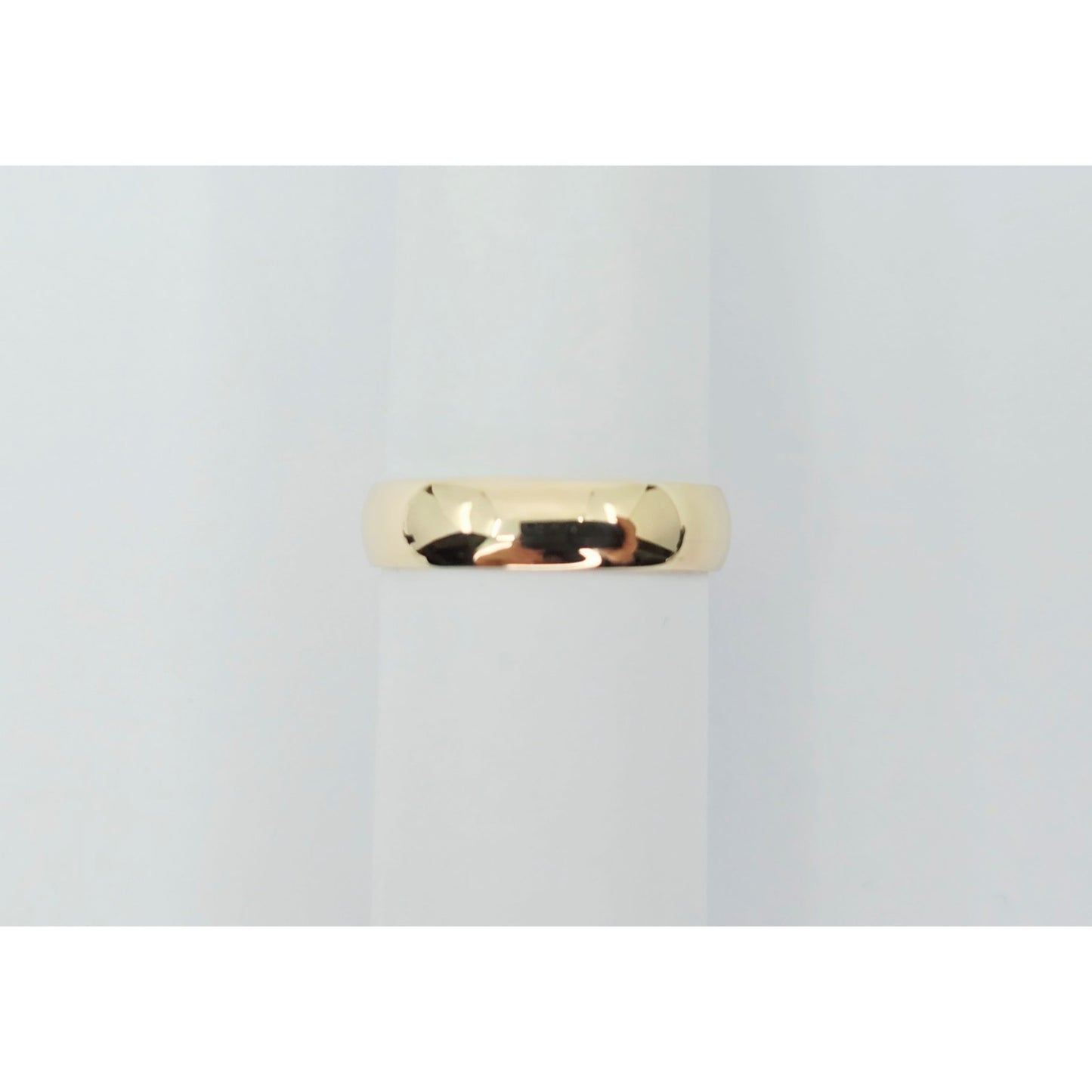 14K Yellow Gold Polished Wedding Band Ring