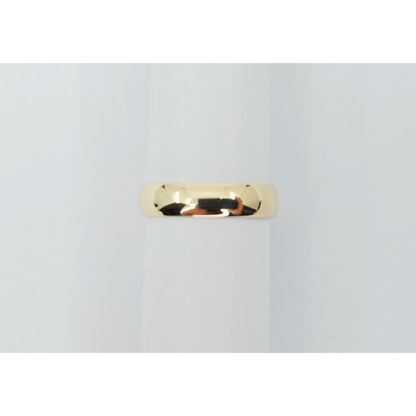 14K Yellow Gold Polished Wedding Band Ring