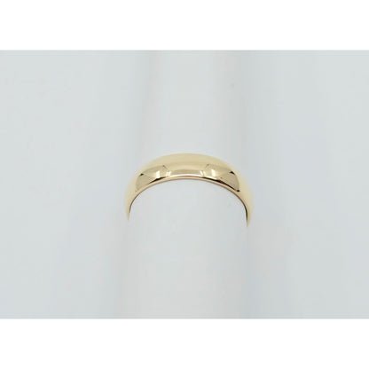 14K Yellow Gold Polished Wedding Band Ring