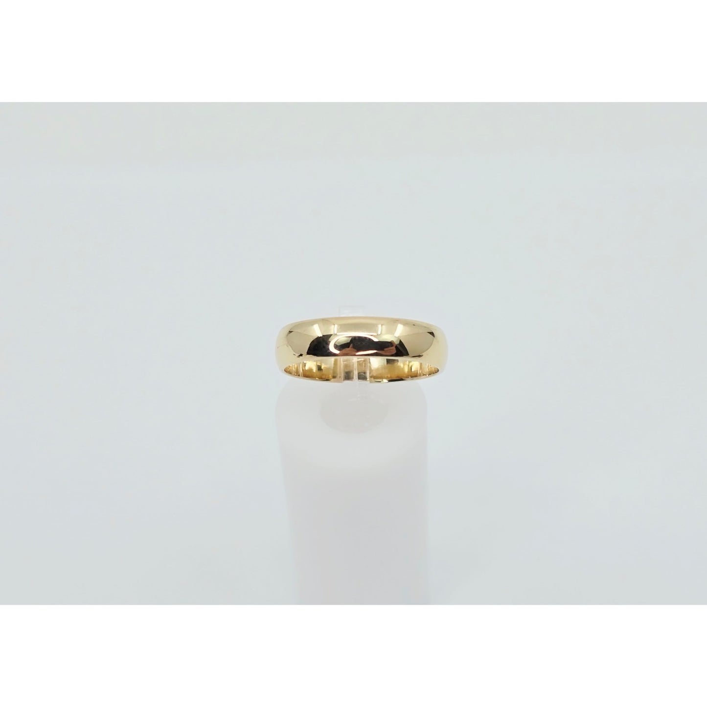 14K Yellow Gold Polished Wedding Band Ring