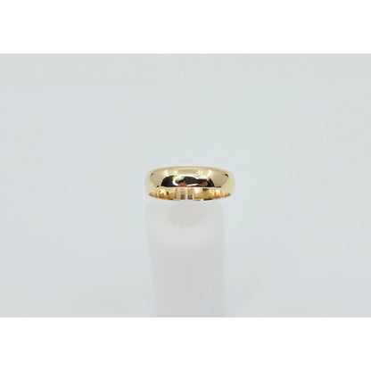 14K Yellow Gold Polished Wedding Band Ring