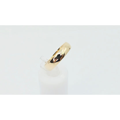14K Yellow Gold Polished Wedding Band Ring