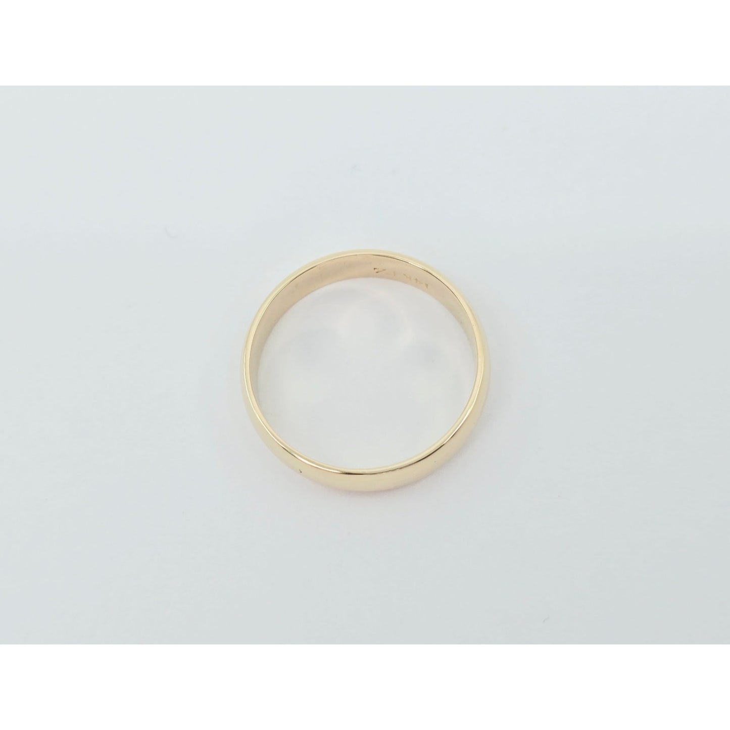 14K Yellow Gold Polished Wedding Band Ring