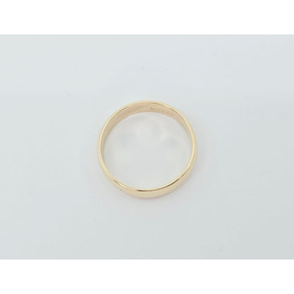 14K Yellow Gold Polished Wedding Band Ring