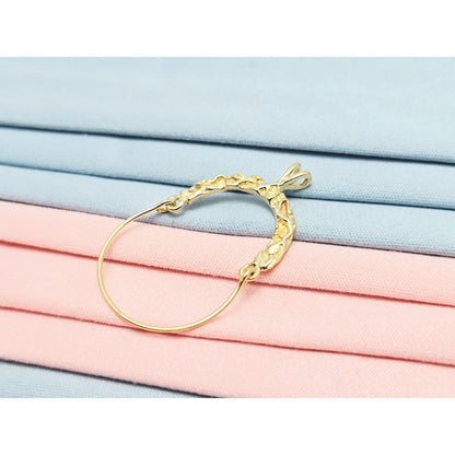 14K Yellow Gold Charm Holder Charm Pendant