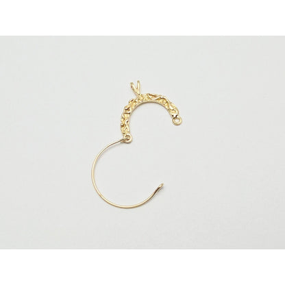 14K Yellow Gold Charm Holder Charm Pendant