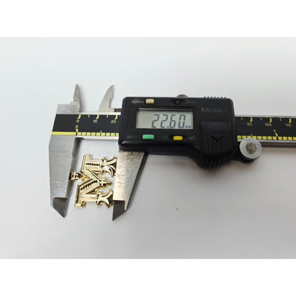 14K Yellow Gold Initial Letter " M " Charm Pendant