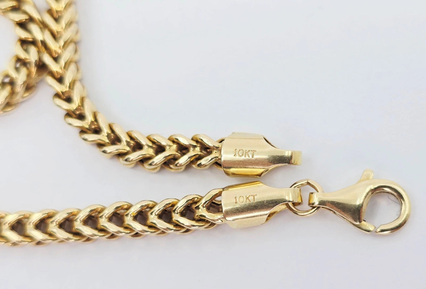 10K Yellow Gold Franco Link Chain Necklace