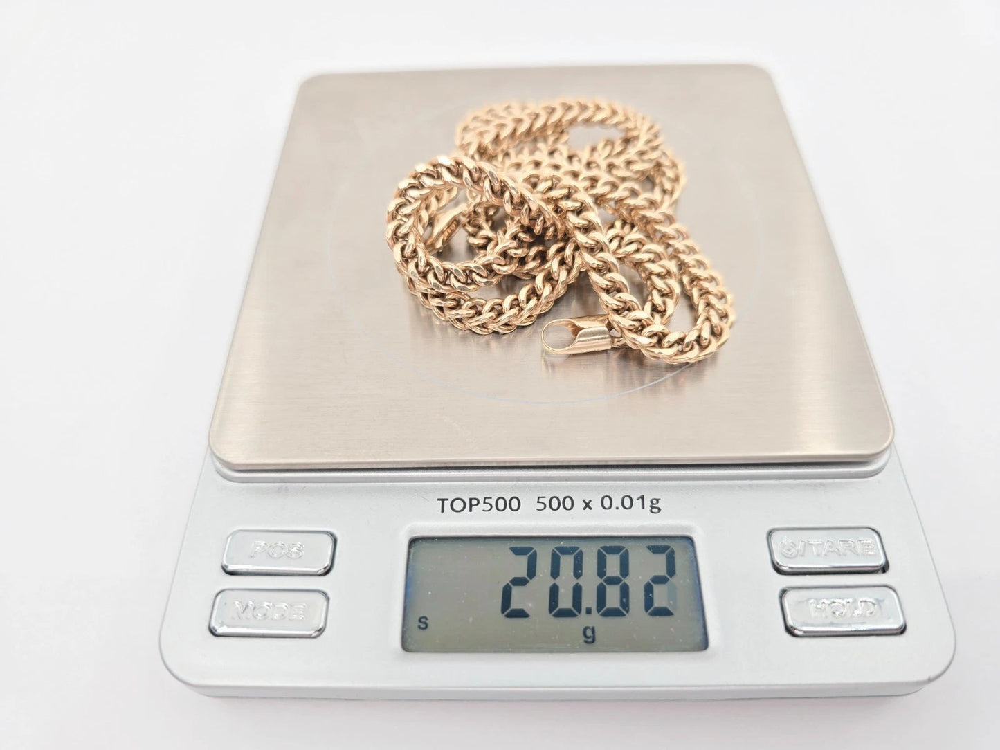 10K Yellow Gold Franco Link Chain Necklace